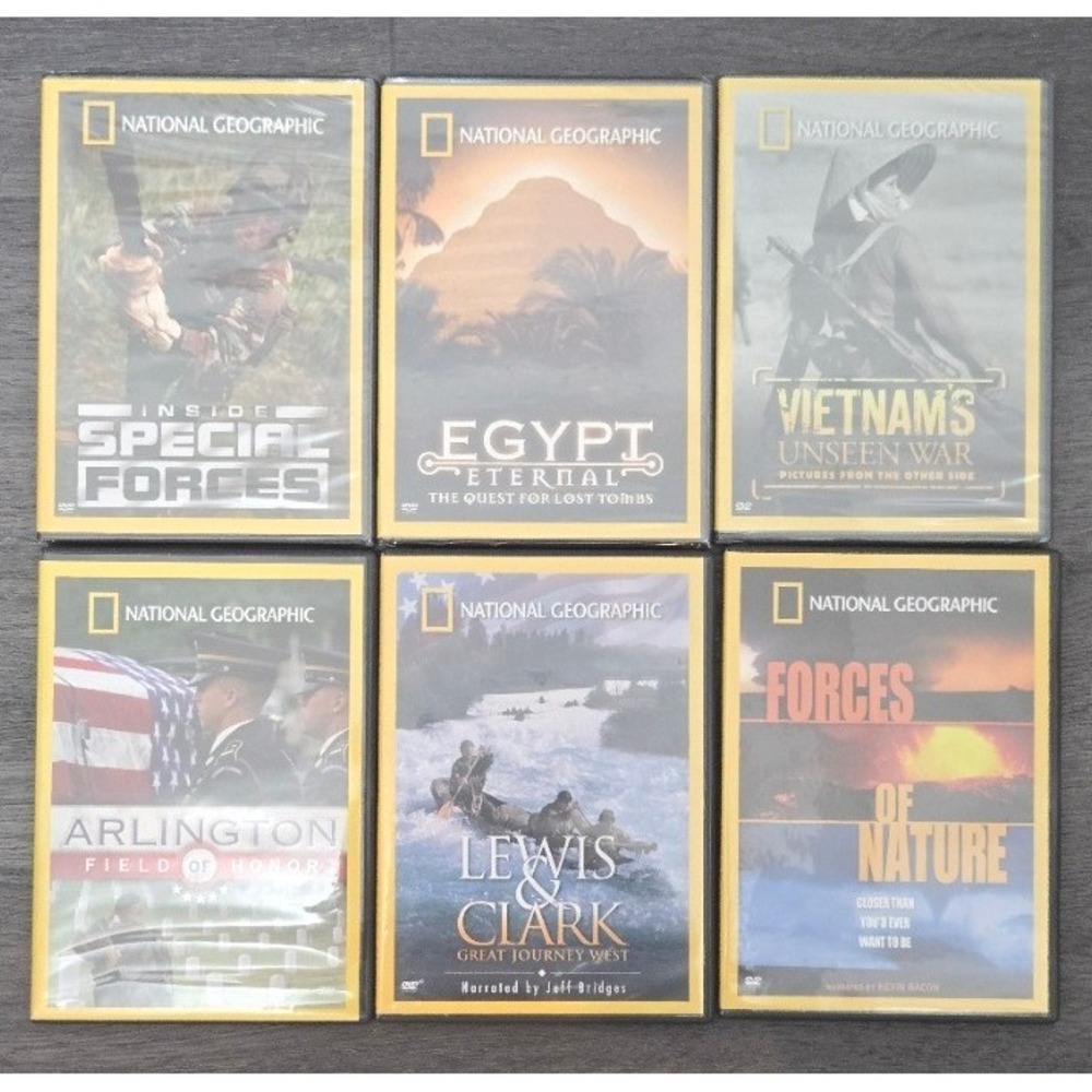 National Geographic Historical & Nature Documentary‎ DVD Set Collection 6-Disc